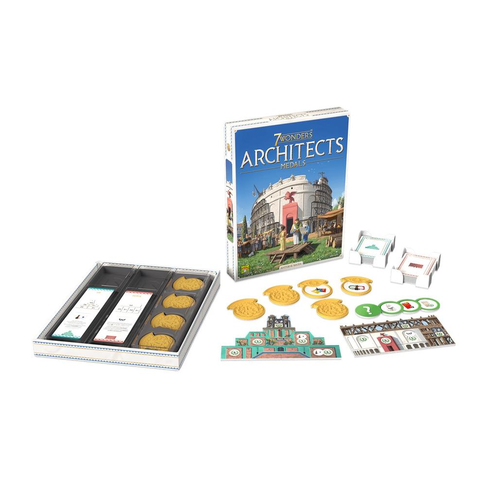Ludoteca Maldita 7 WONDERS ARCHITECTS MEDALS Ludoteca maldita 7 wonders architects medals